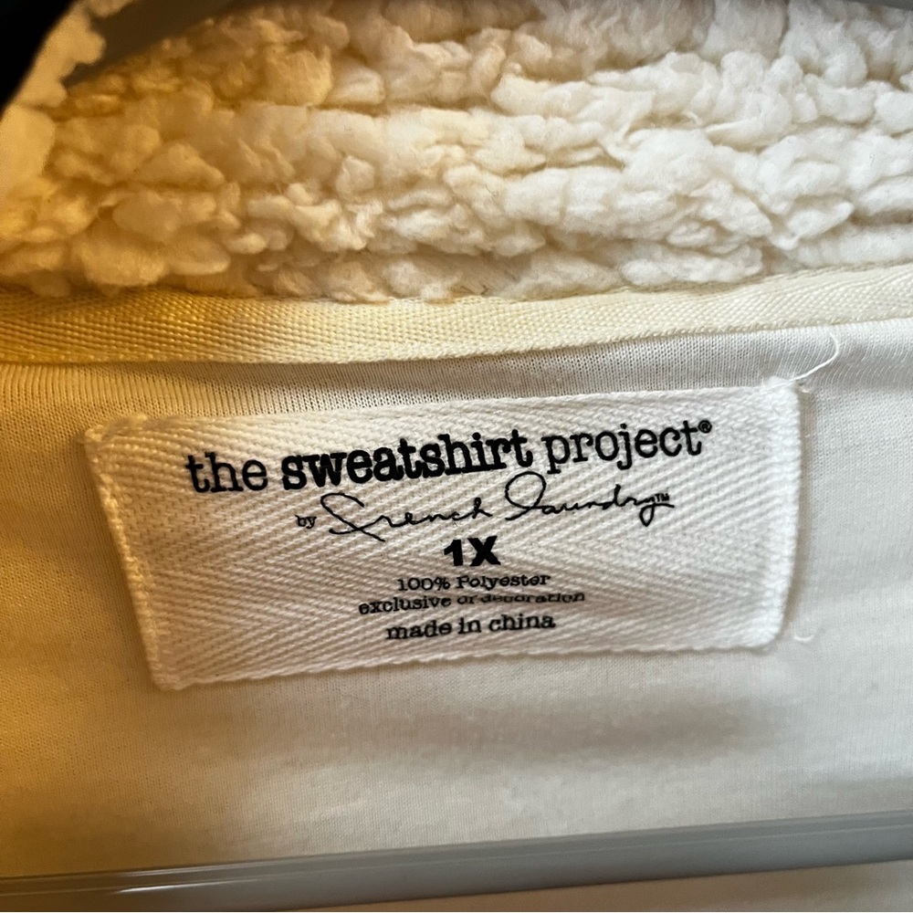 Women’s the Sweatshirt Project Sherpa Jacket 1X - Picture 2 of 3